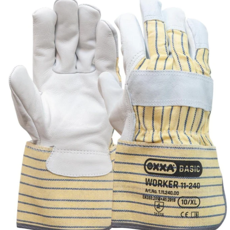 OXXA Basic Worker 11-240 Buffelleder Werkhandschoenen (12 Paar)
